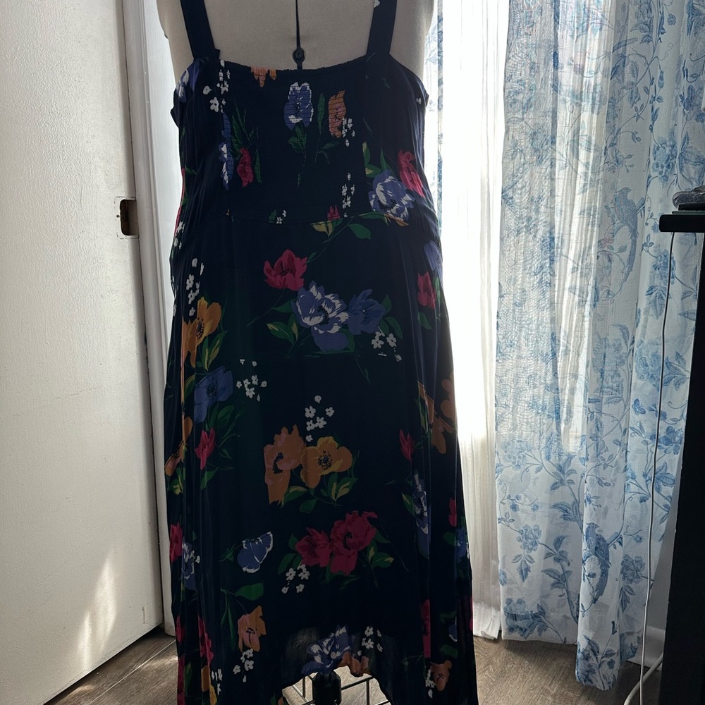 Anthropologie Maeve Dress with Blue and Green Accents